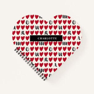 Stylist Amour Heart Shape Notebook Valentine Gifts
