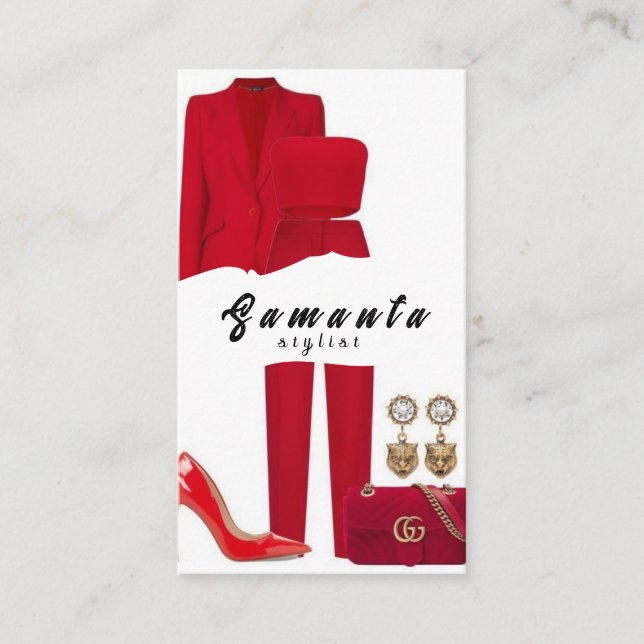 Stylist Business Card (Front)