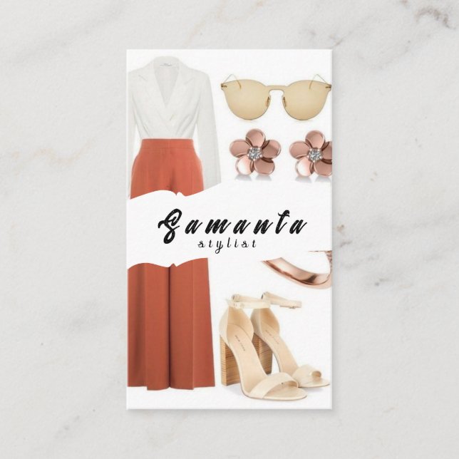 Stylist Business Card (Front)