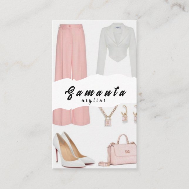 Stylist Business Card (Front)