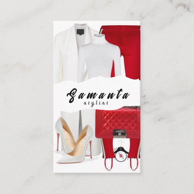 Stylist Business Card (Front)