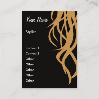 Stylist Business Card - vertical template