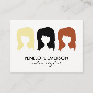 Stylist Hair Colours Appointment Card