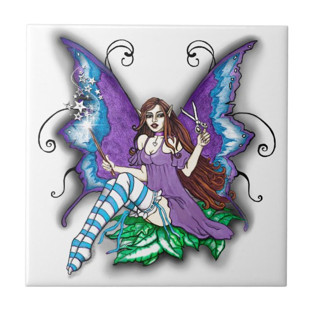 Stylist-Hair Dresser Fairy Tile (Front)