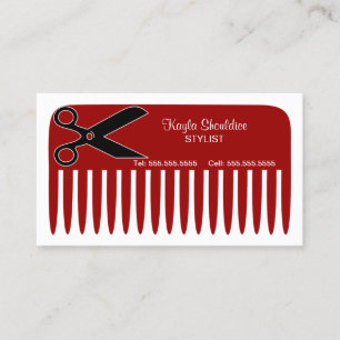 Stylist Hairdresser Business Card