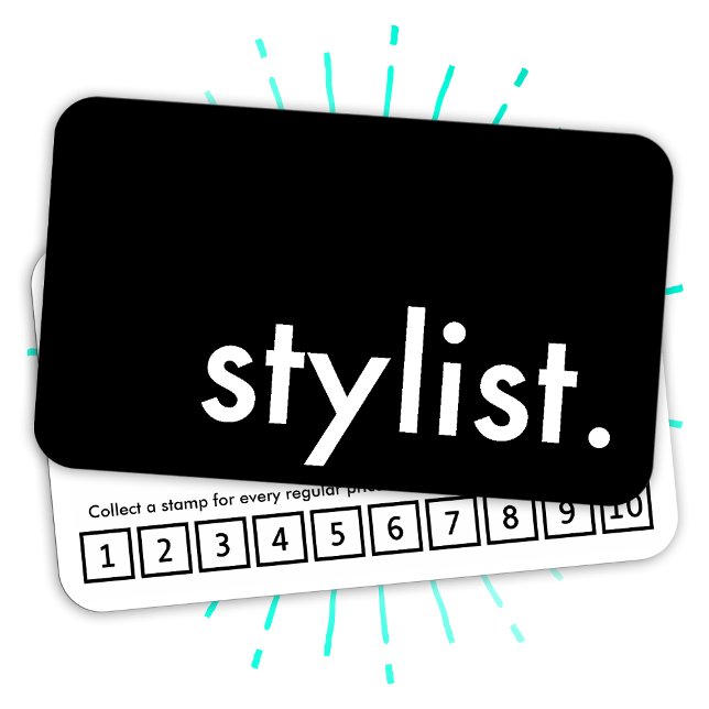 stylist. loyalty punch card (Creator Uploaded)