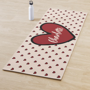 Stylist Sweet Heart Personalised gifts template Yoga Mat