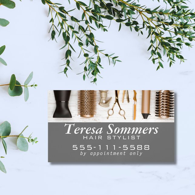 Stylist Tools Modern   Magnetic Business Card (Creator Uploaded)