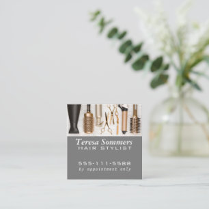 Stylist Tools Modern Square Business Card