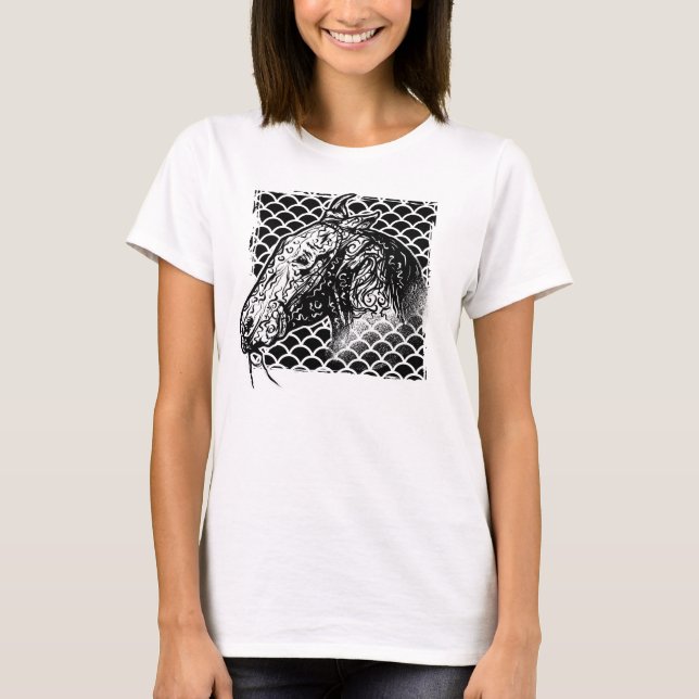 Stylistic Patterned horse head   T-Shirt (Front)