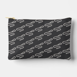 Stylized Dog Leash Design Pattern Accessory Pouch