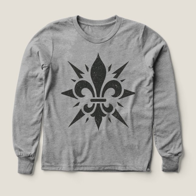 "Stylized Fleur-de-lis" T-Shirt (Design Front)