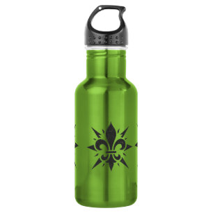 "Stylized Fleur-de-lis" Water Bottle