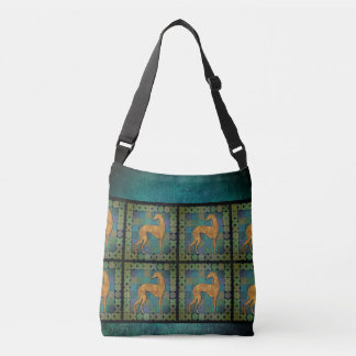 Stylized greyhound "Fergulia" Crossbody Bag
