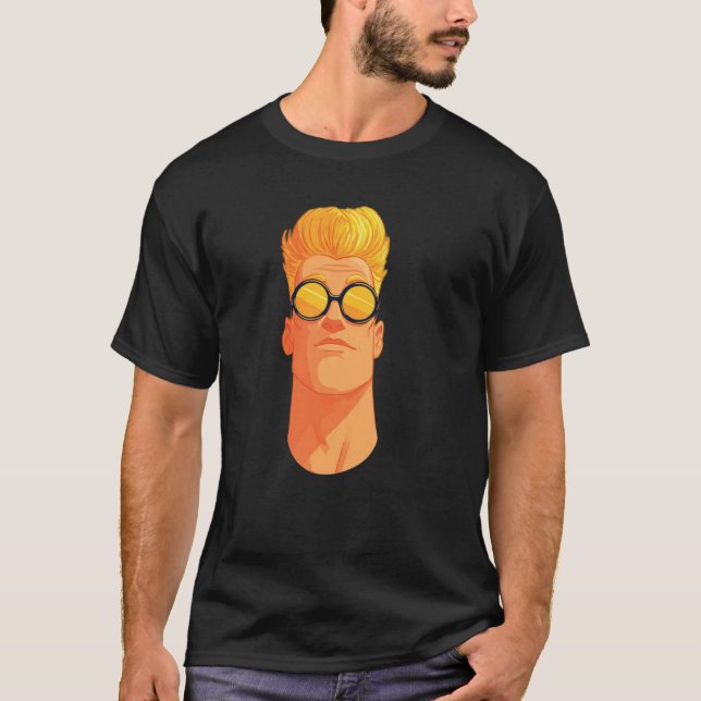 Stylized Retro-Inspired Tee (Front)