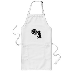 Stylized Rooster Apron