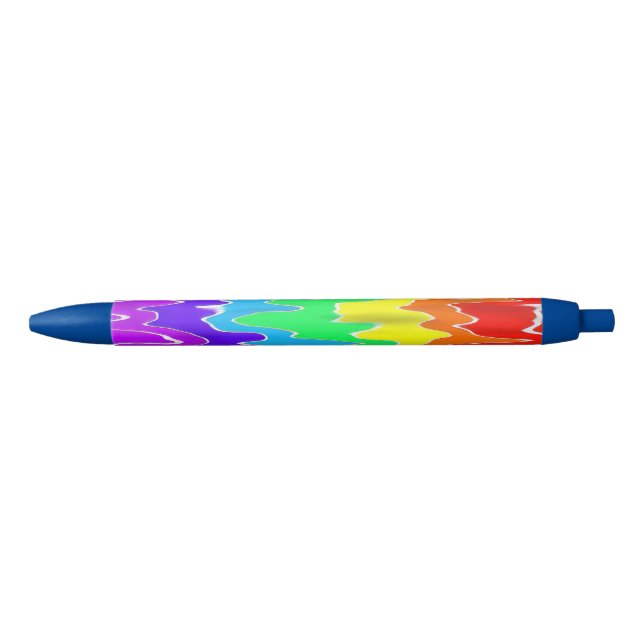 Stylo couleurs LGBT Black Ink Pen (Front)