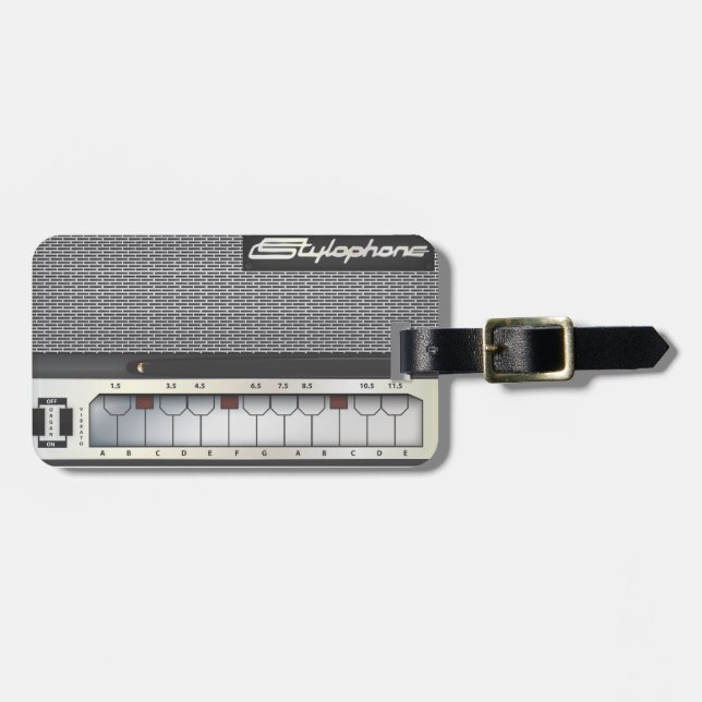 Stylophone Luggage Tag (Front Horizontal)