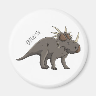 Styracosaurus cartoon illustration magnet