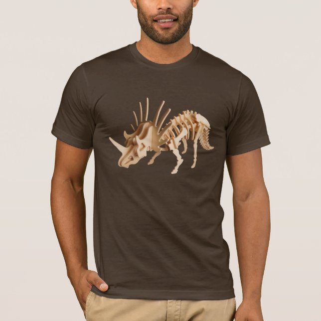 Styracosaurus Dinosaur Skeleton #1 T-Shirt (Front)