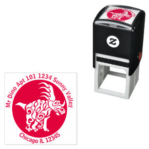 Styracosaurus Horned Dino Self-inking Stamp