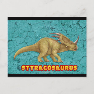 Styracosaurus postcard