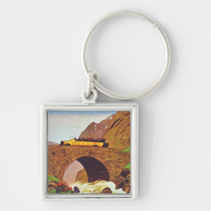 Styria Green Heart of Austria Key Ring
