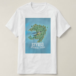 Styrsö, sweden travel poster. T-Shirt