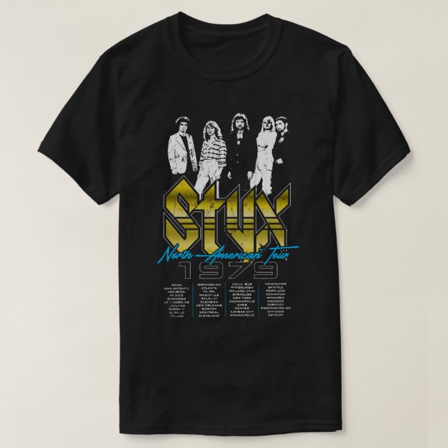 STYX North American Tour T-Shirt (Design Front)