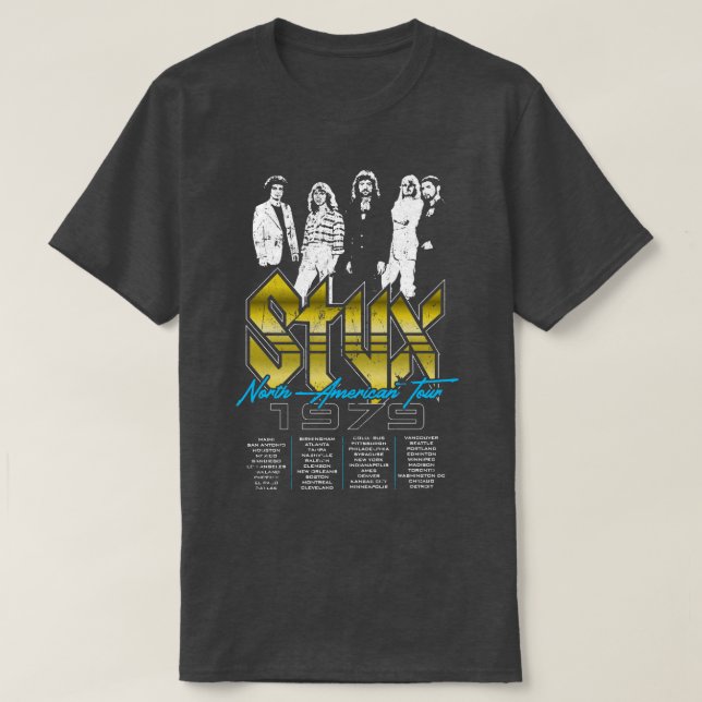 STYX North American Tour T-Shirt (Design Front)
