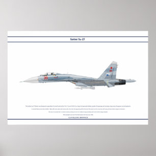 Su-27 Russia 2 Poster