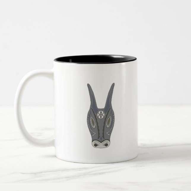 Su Boe Sardinia Italy Two-Tone Coffee Mug (Left)