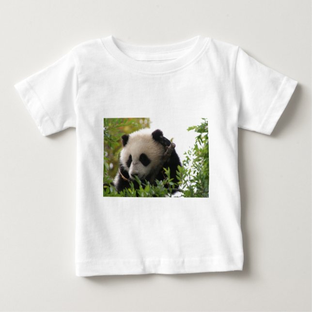 Su Lin, giant panda bear cub at the San Diego Zoo Baby T-Shirt (Front)