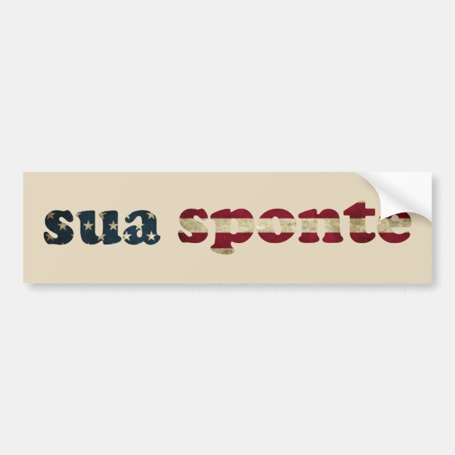 SUA SPONTE BUMPER STICKER (Front)