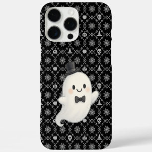 Suave cartoon ghost Halloween iPhone 16 Pro Max Case