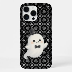 Suave cartoon ghost Halloween iPhone 16 Pro Max Case