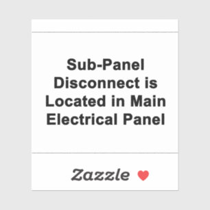 Sub-Panel Disconnect in Main Panel label