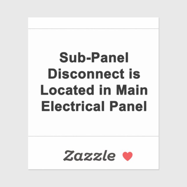 Sub-Panel Disconnect in Main Panel label (Sheet)