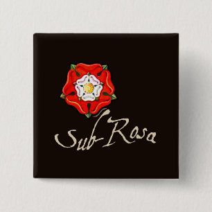 Sub Rosa 15 Cm Square Badge