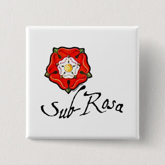 Sub Rosa 15 Cm Square Badge