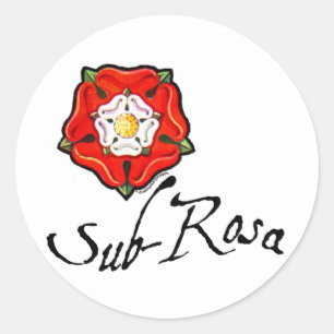 Sub Rosa Classic Round Sticker