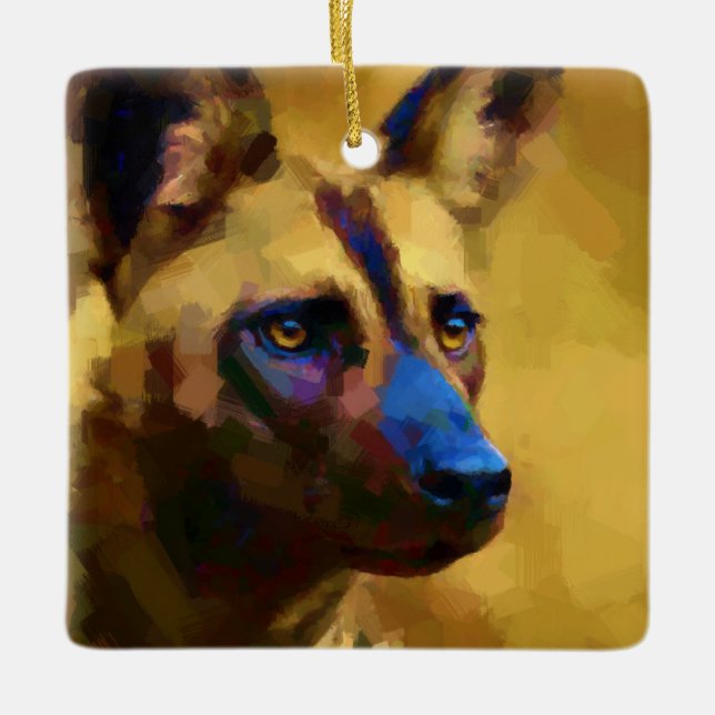 Sub-Saharan Africa Ceramic Ornament (Front)