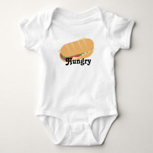 Sub Sandwich Foodie Hungry Baby Bodysuit
