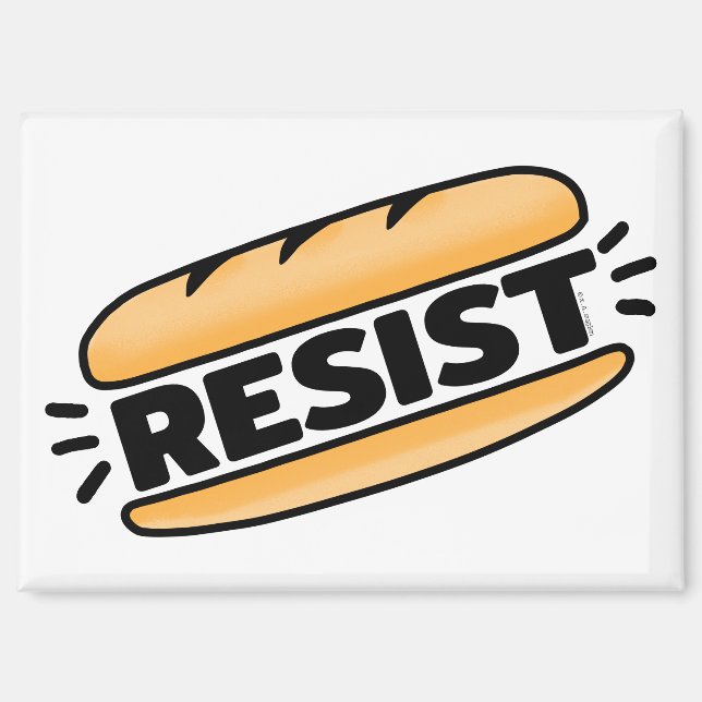 Sub Sandwich Resist Fascism Magnet (Front)