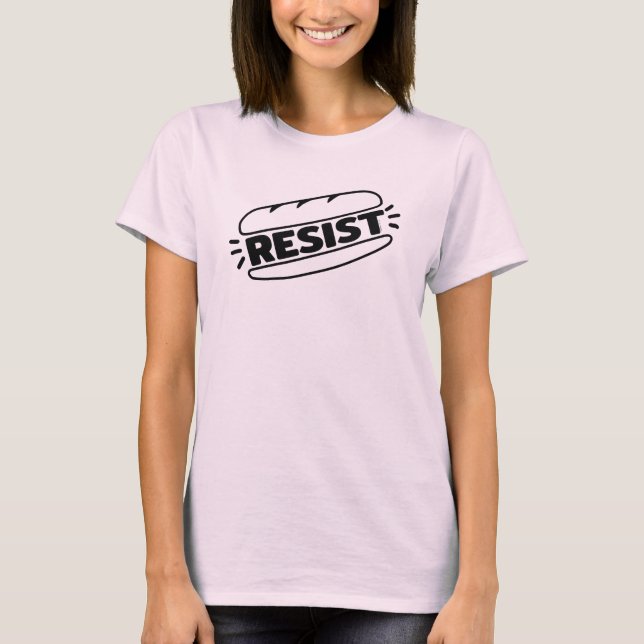 Sub Sandwich Resist Fascism T-Shirt (Front)