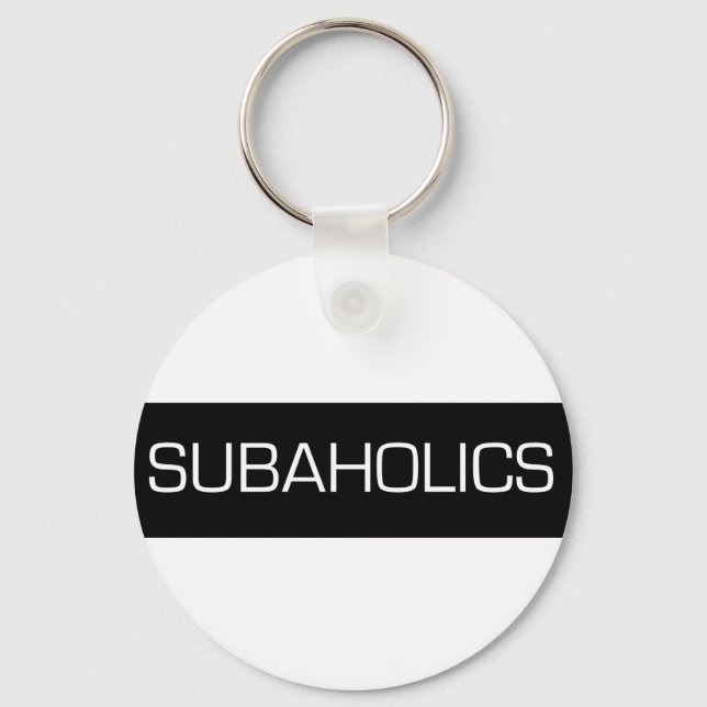 Subaholics Key Chain (Front)