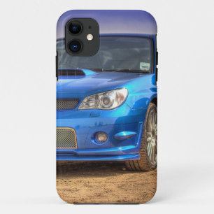 Subaru Impreza STi "Hawkeye" in Blue iPhone 11 Case