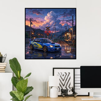 Subaru Impreza WRX STI Touring Car Poster