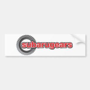 Subarugears Bumper Sticker