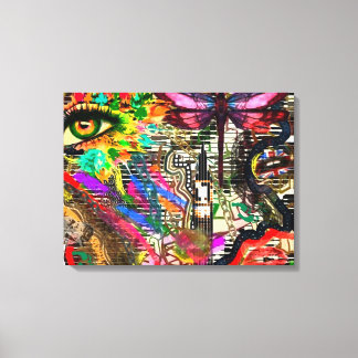 Subconscious Dreams Digital Collage by KEB Canvas Print